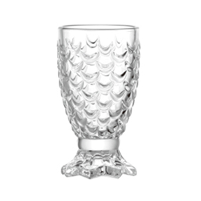  Fish Scale Glass Cup