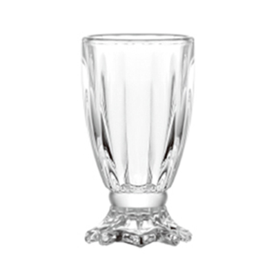  Vintage Embossed Petal Goblet