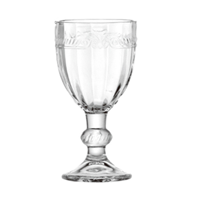 Versailles-style Embossed Wine Glass