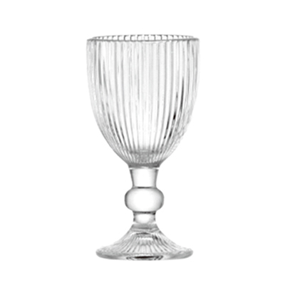 Vintage Fluted Wine Glass