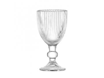 Vintage Fluted Wine Glass
