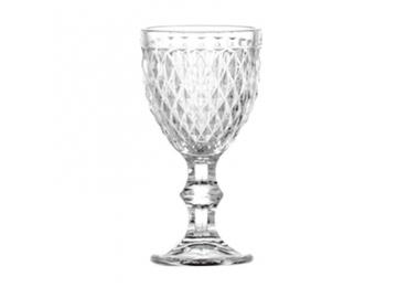 Vintage Lattice Pattern Glass Cup