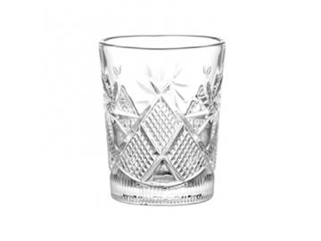 Vintage cut glass whiskey glass
