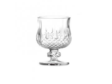 Diamond Cut Glass Goblet