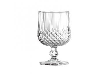 Diamond Cut Glass Goblet