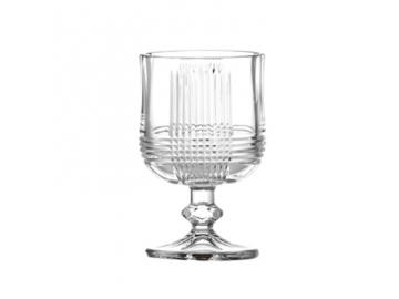 Fluted & Diamond Cut Stemmed Glass