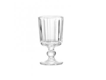 Paneled Stemmed Glass