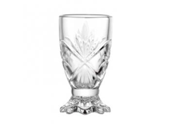  Lotus/ Iris Embossed Glass Cup