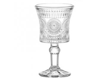 Vintage Sunflower Embossed Goblet 